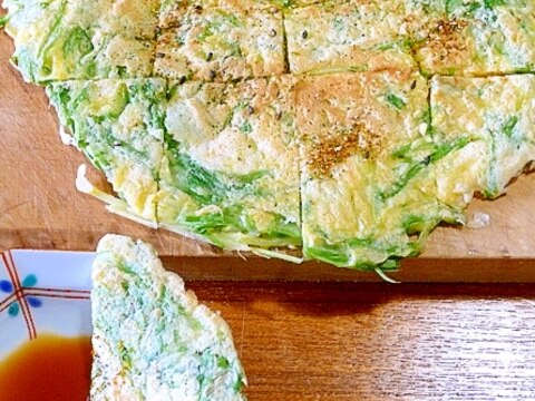 残ったてんぷらの衣液で 水菜のチヂミ レシピ 作り方 By ヒツジの国 楽天レシピ 残ったてんぷらの衣液で 水菜のチヂミ レシピ 作り方 By ヒツジの国 楽天レシピ